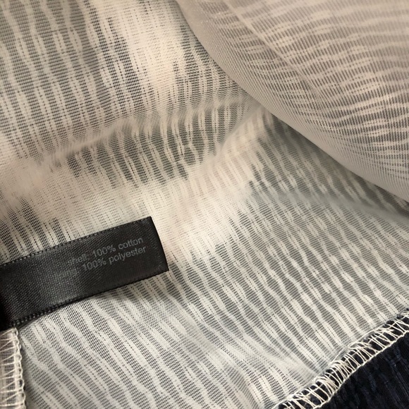 The Limited white navy blue dress size 6 - Picture 7 of 9